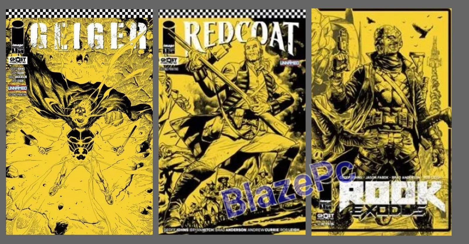 Redcoat Geiger Rook Exodus #1 2nd Print Variant Bundle Options Image Comics NM