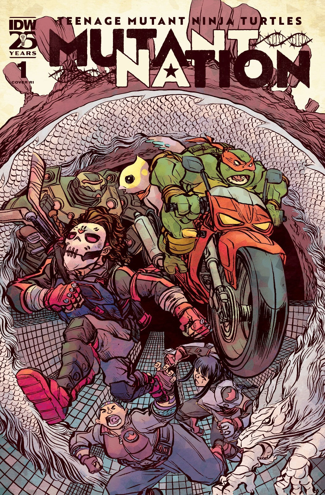 TMNT Mutant Nation #1 Cover A B C D Variant Set or 1:10 Option 2024 NM