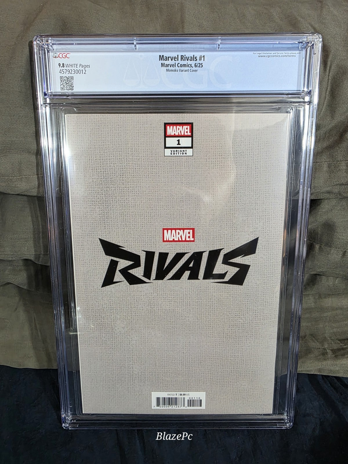 Marvel Rivals #1 CGC 9.8 1:100 Peach Momoko VIRGIN Variant Read Description