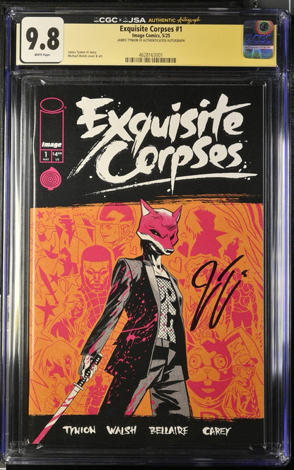 Exquisite Corpses #1 CGC 9.8 SS JSA Signed by Tynion 1st Print Image Comics 2025