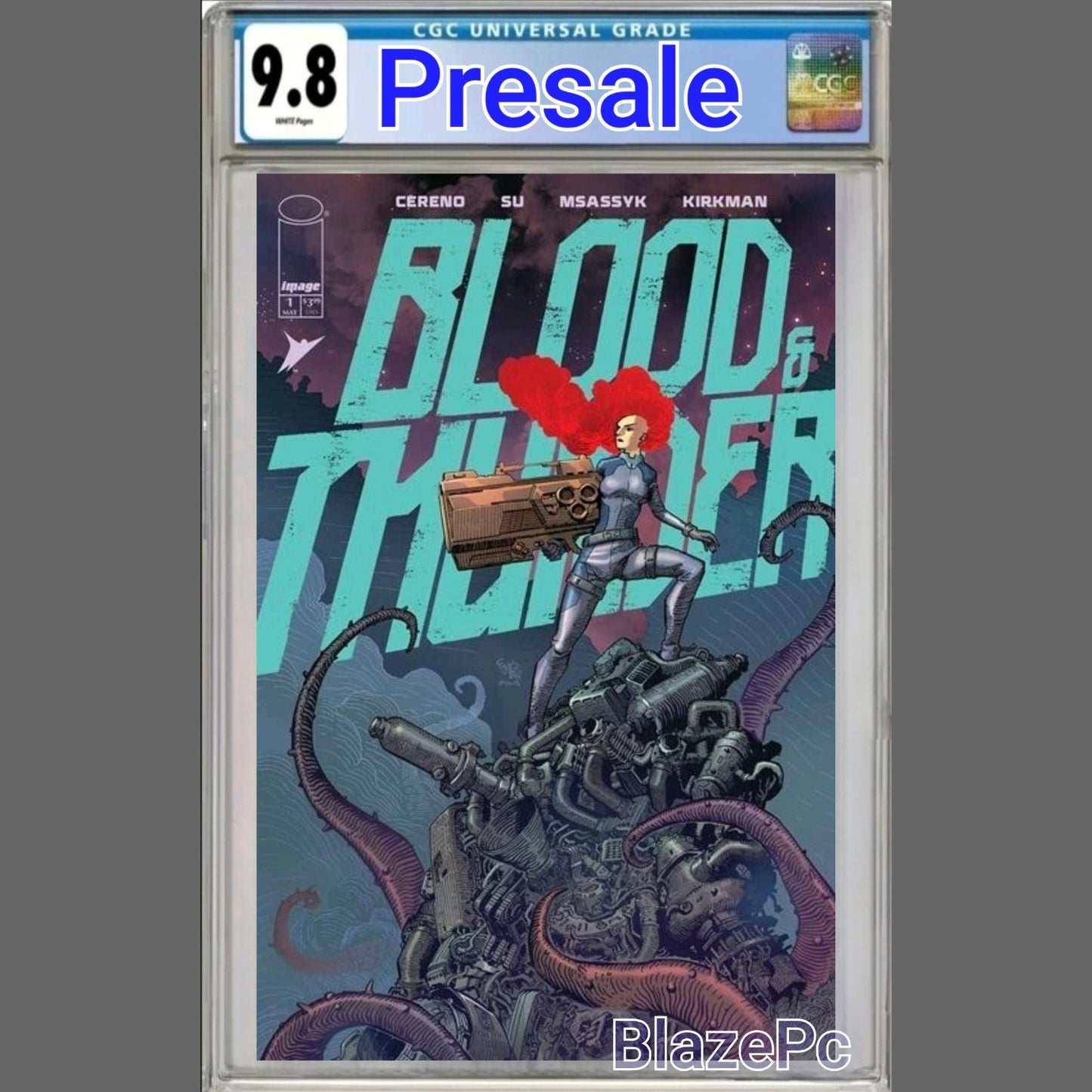Blood & Thunder #1 CGC 9.8 Cover A 1st Print EJ Su Msassyk Image Comics PRESALE