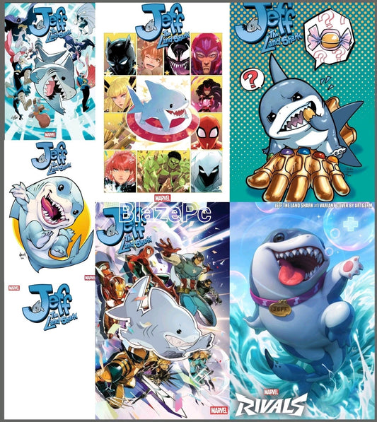 Jeff The Land Shark #1 Cover A B C D E F Variant Set or 1:25 Options 2025 NM