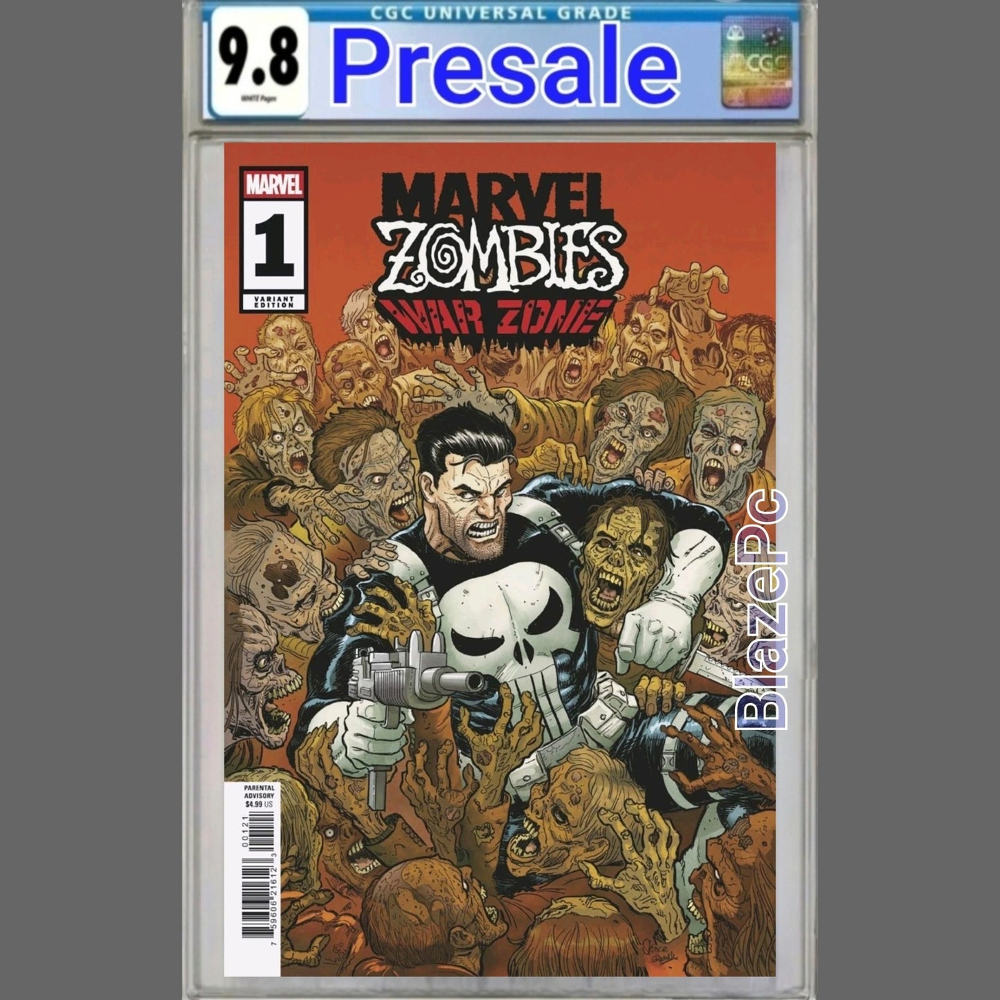 Marvel Zombies War Zone #1 CGC 9.8 Steve Skroce Variant Punisher 2026 PRESALE
