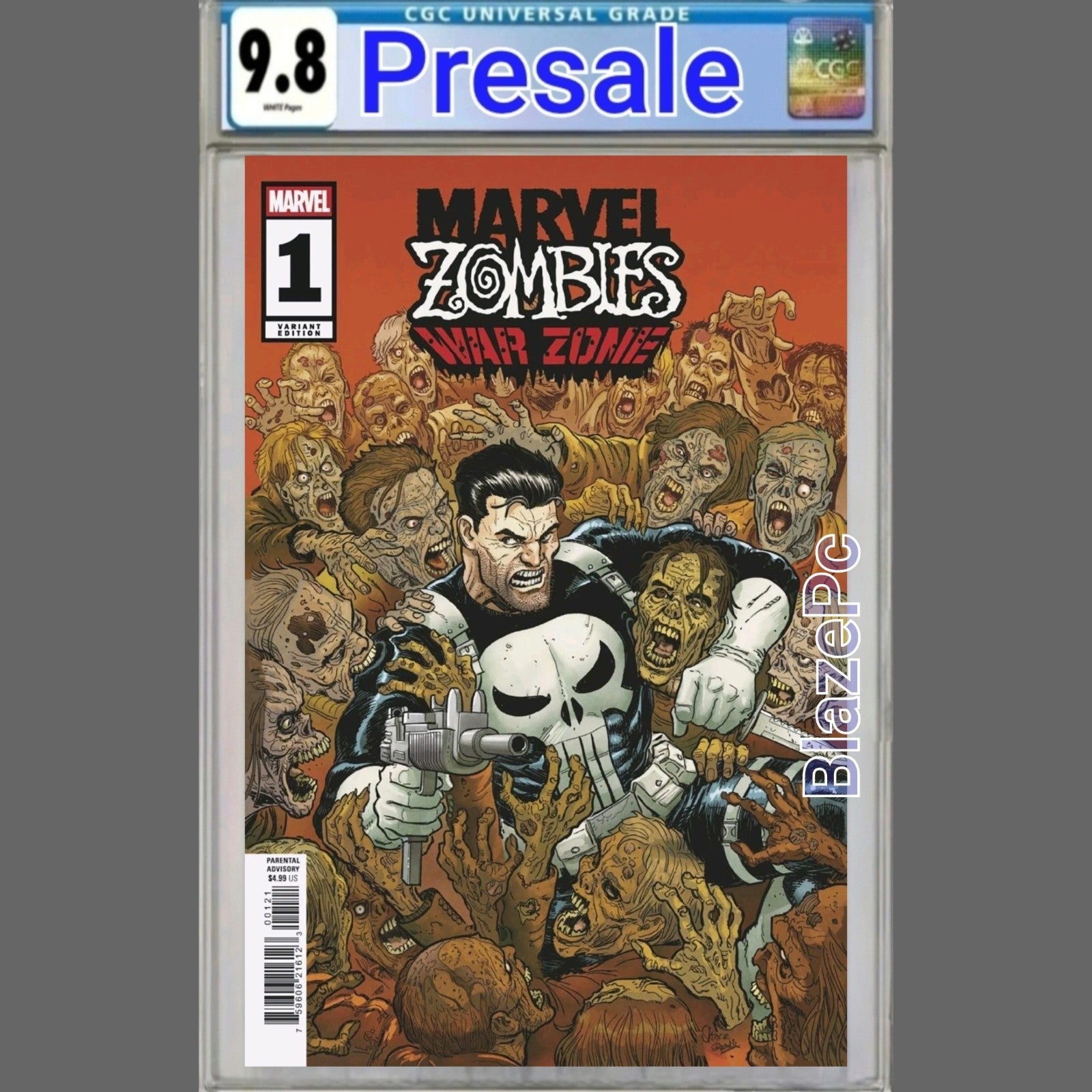 Marvel Zombies War Zone #1 CGC 9.8 Steve Skroce Variant Punisher 2026 PRESALE