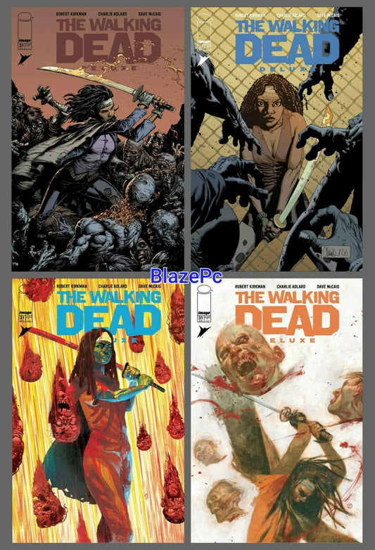 Walking Dead Deluxe #31 Cover A B C D Variant Set Options NM