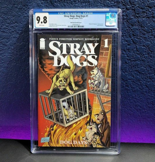 Stray Dogs Dog Days #1 CGC 9.8 1:50 Morrison Incentive Variant Oliver Image 2021