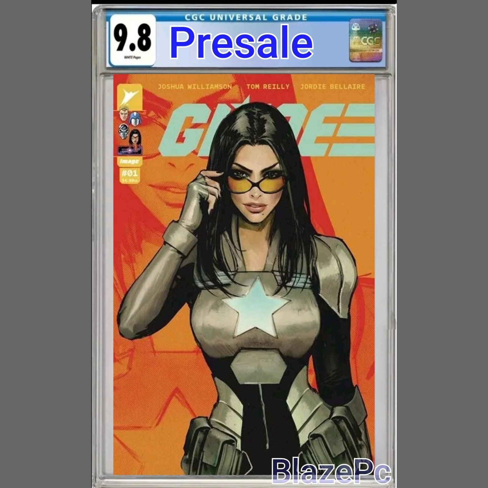 GI Joe #1 CGC 9.8 Sozomaika Cover F Baroness Variant Image 2024 PRESALE