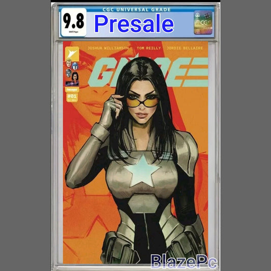 GI Joe #1 CGC 9.8 Sozomaika Cover F Baroness Variant Image 2024 PRESALE