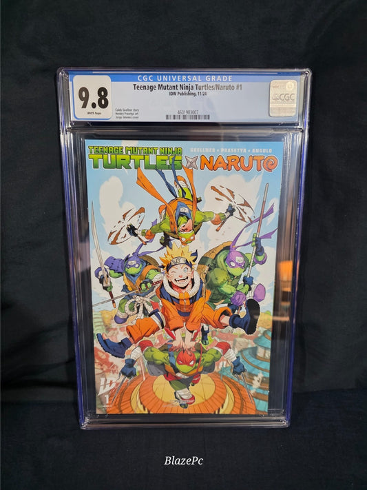 Teenage Mutant Ninja Turtles X Naruto #1 CGC 9.8 Jimenez Cover A 2024