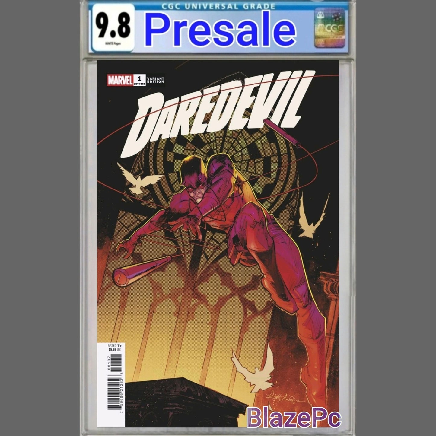 Daredevil #1 CGC 9.8 1:200 Partha Pratim Variant 1st Print Marvel 2026 PRESALE