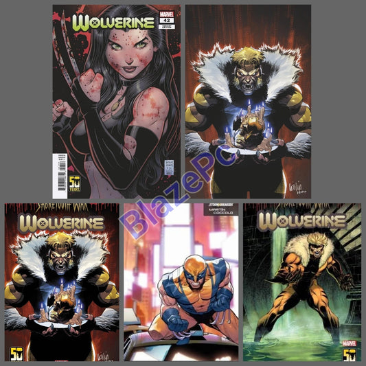 Wolverine #42 Cover A B C Variant Set or 1:25 1:100 Options Marvel 2024 NM