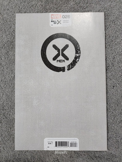X-Men #28 1:50 Miguel Mercado Cyclops VIRGIN Variant Duggan Marvel 2023 NM