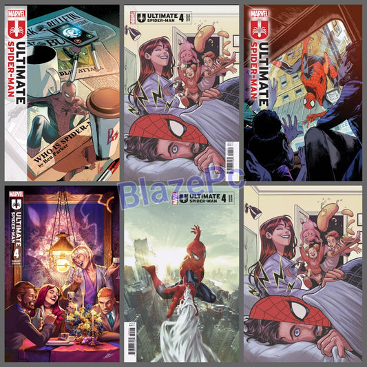 Ultimate Spider-Man #4 Cover A B C D E Variant Set or 1:25 1:100 Options 2024 NM