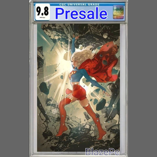 Supergirl #1 CGC 9.8 Pablo Villalobos Card Stock Cover C Variant DC 2025 PRESALE