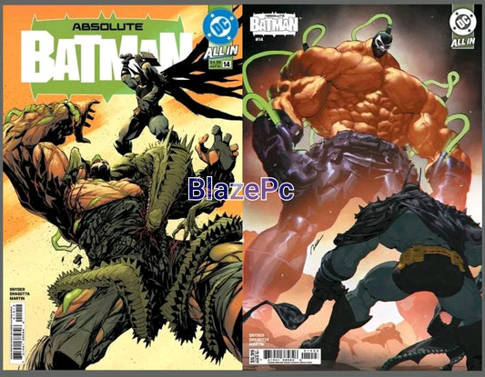 Absolute Batman #14 2nd Print Cover A B Variant Set Options 2026 Presale 2/11