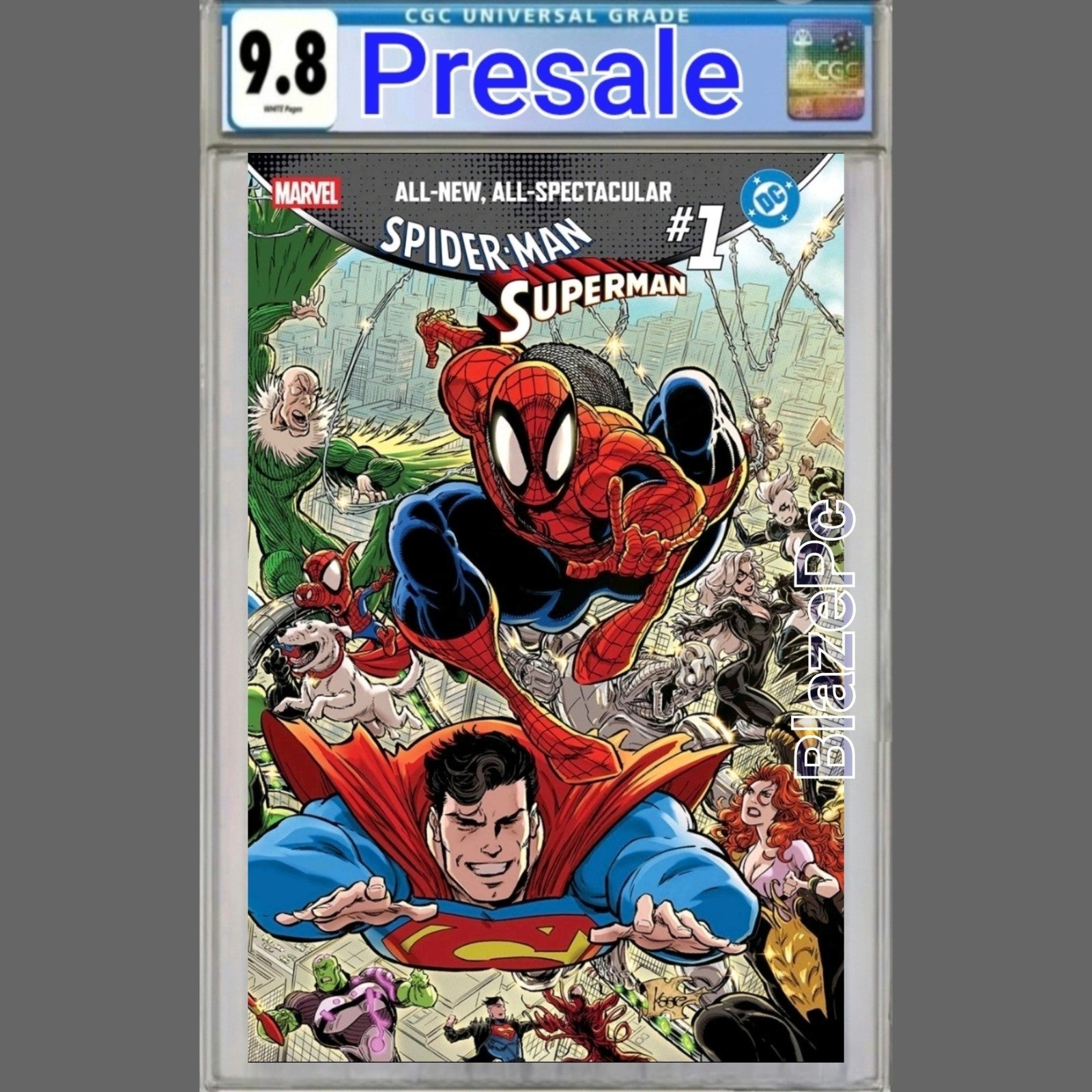 Marvel DC Spider-Man Superman #1 CGC 9.8 Kaare Andrews Variant 2026 PRESALE