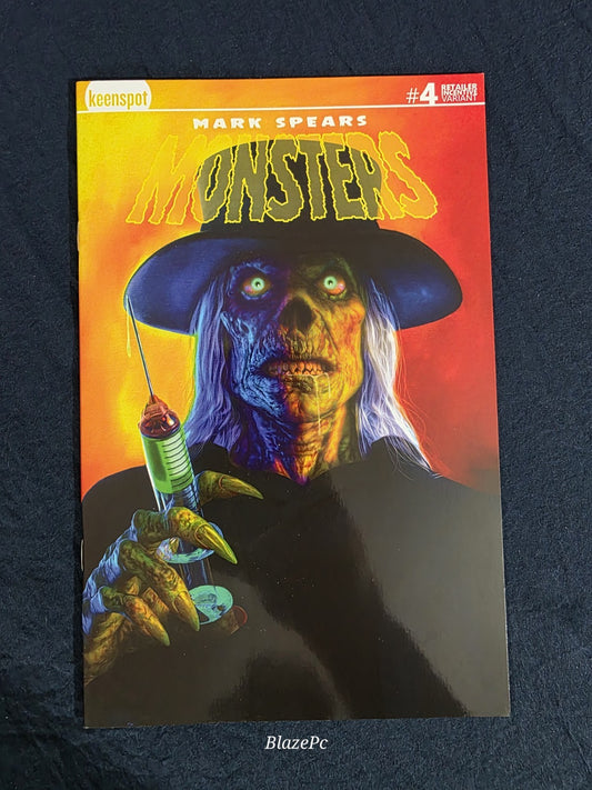 Mark Spears Monsters #4 1:25 Doctor Creepy Variant Keenspot Lots of Pics NM