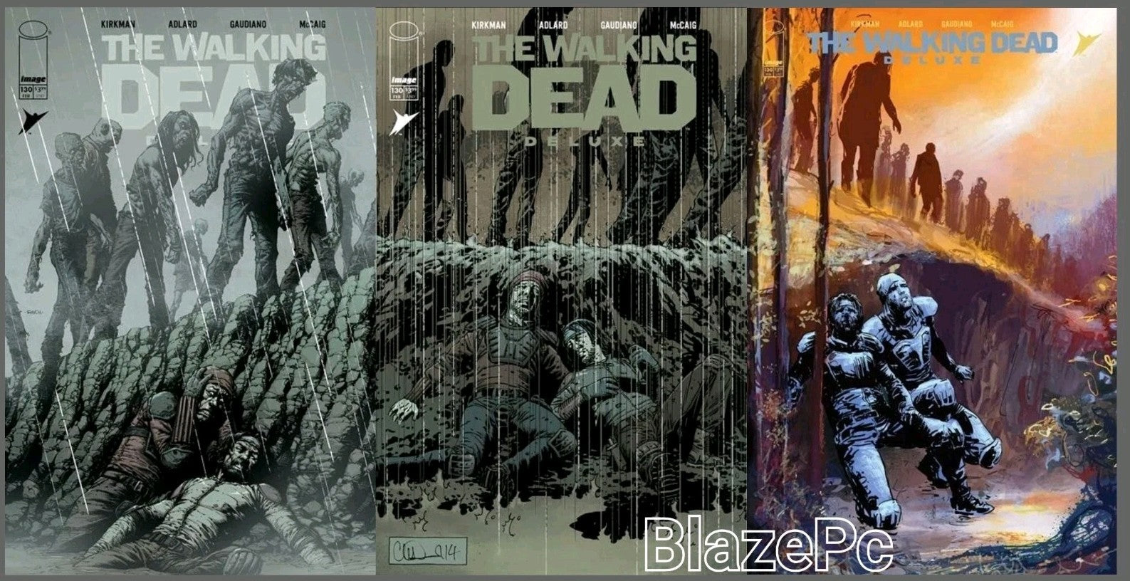Walking Dead Deluxe #130 Cover A B C Variant Set Options Image 2026 Presale 2/4