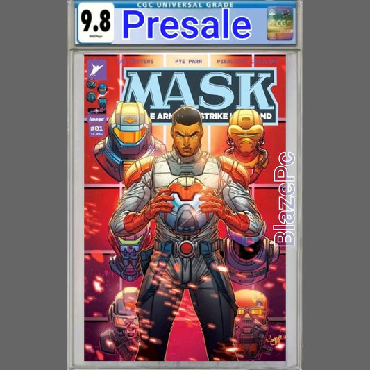 Mask #1 CGC 9.8 1:100 Jonboy Meyers FOIL Variant Image Energon 2026 PRESALE
