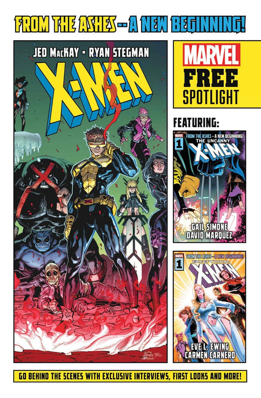 X-Men From The Ashes Sampler X-Force NYX Phoenix X-Factor Wolverine 2024 NM