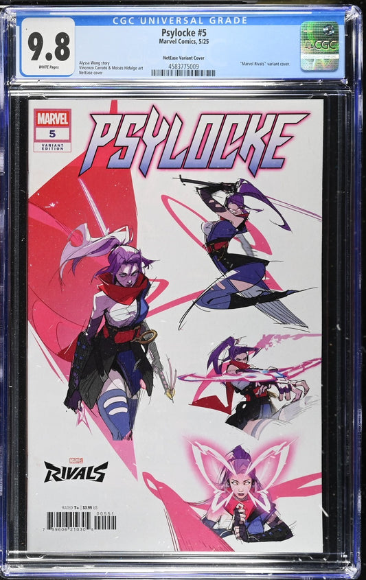 Psylocke #5 CGC 9.8 Netease Marvel Rivals Psylocke Variant 2025