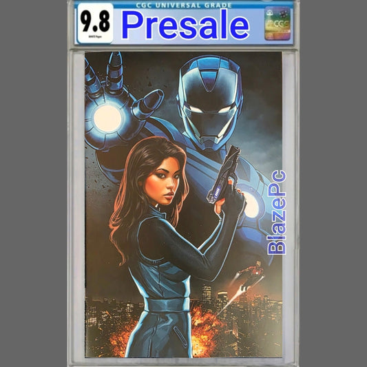 Iron Man #1 CGC 9.8 1:25 Talavera Melinda May VIRGIN Variant 2026 PRESALE