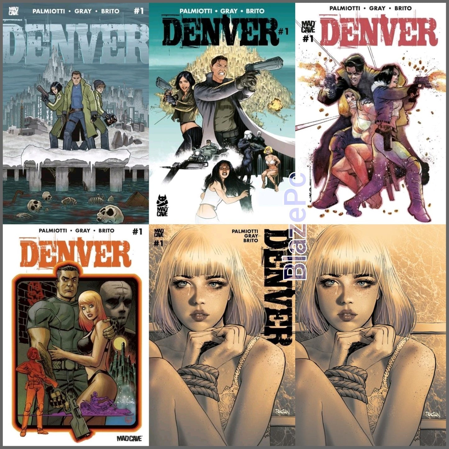 Denver #1 Cover A B C D E F Variant Set Options Mad Cave Studios Presale 8/26