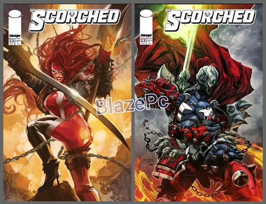 The Scorched #33 Cover A B Variant Set Options Spawn Image 2024 NM