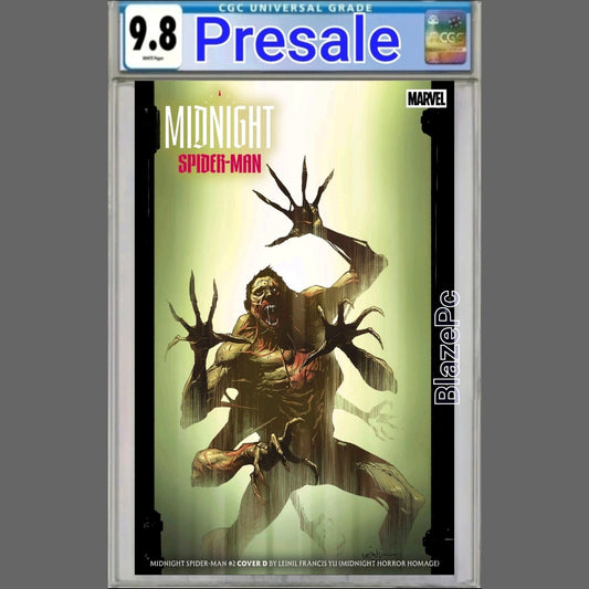 Midnight Spider-Man #2 CGC 9.8 Leinil Yu Homage Cover D Variant 11/18 PRESALE
