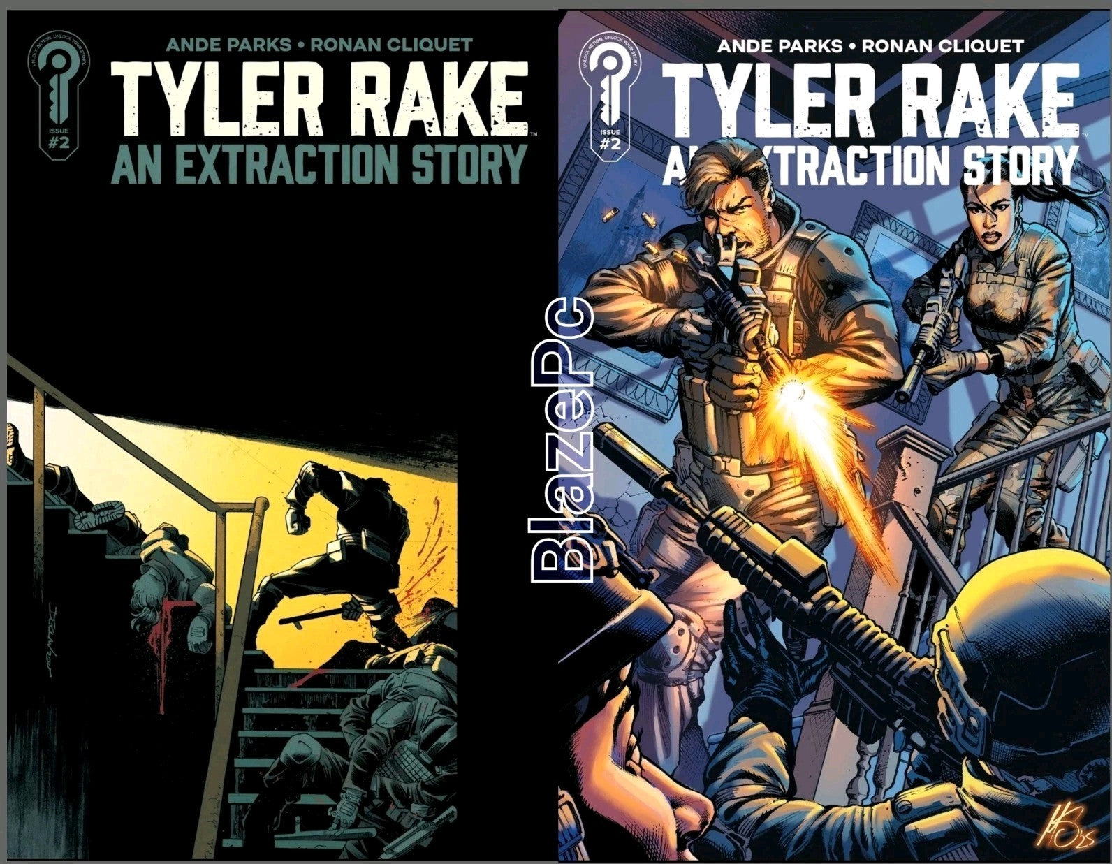 Tyler Rake An Extraction Story #2 Cover A B Variant Set Options Presale 5/13