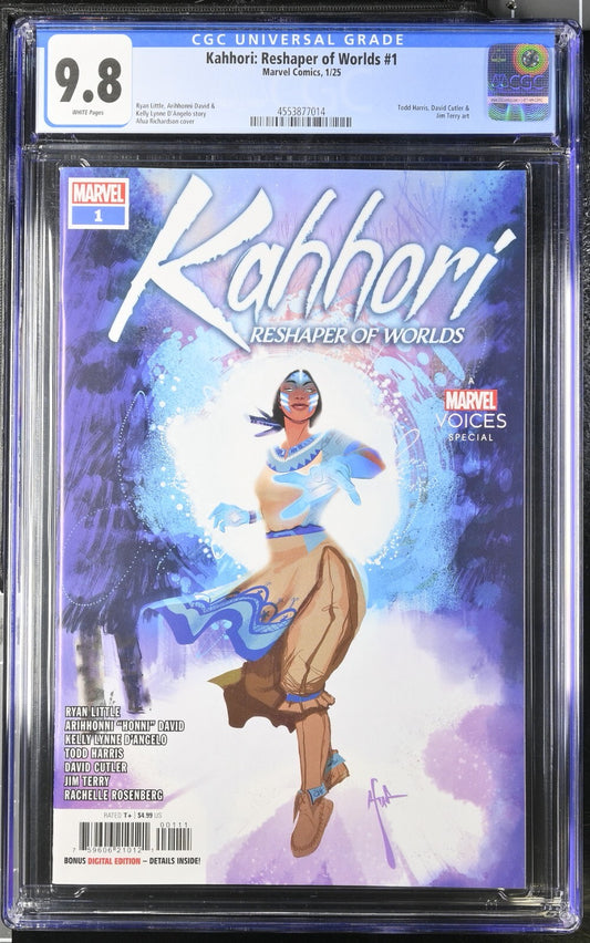 Kahhori Reshaper of Worlds #1 CGC 9.8 Afua Richardson Cover A Marvel 2025