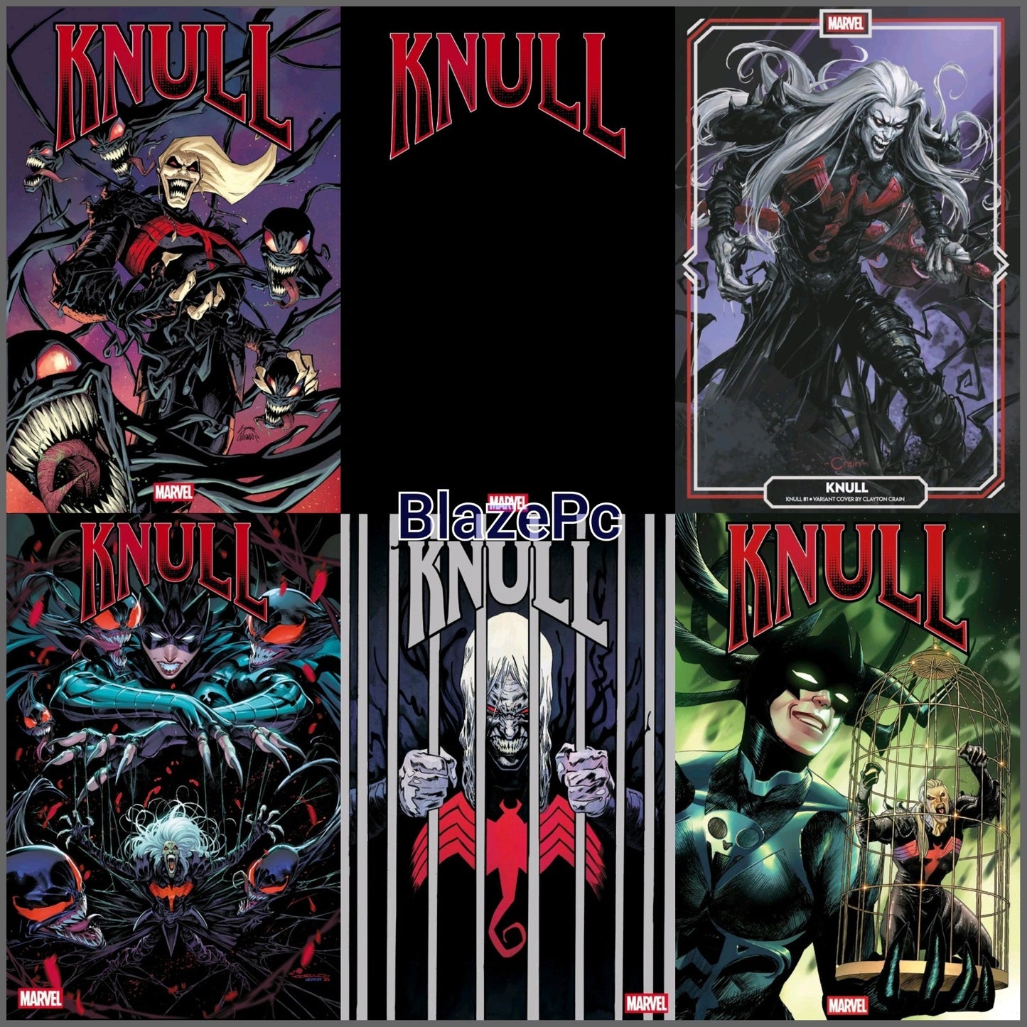 Knull #1 Cover A B C D E F Variant Set Options Al Ewing Marvel 2025 Presale 1/14