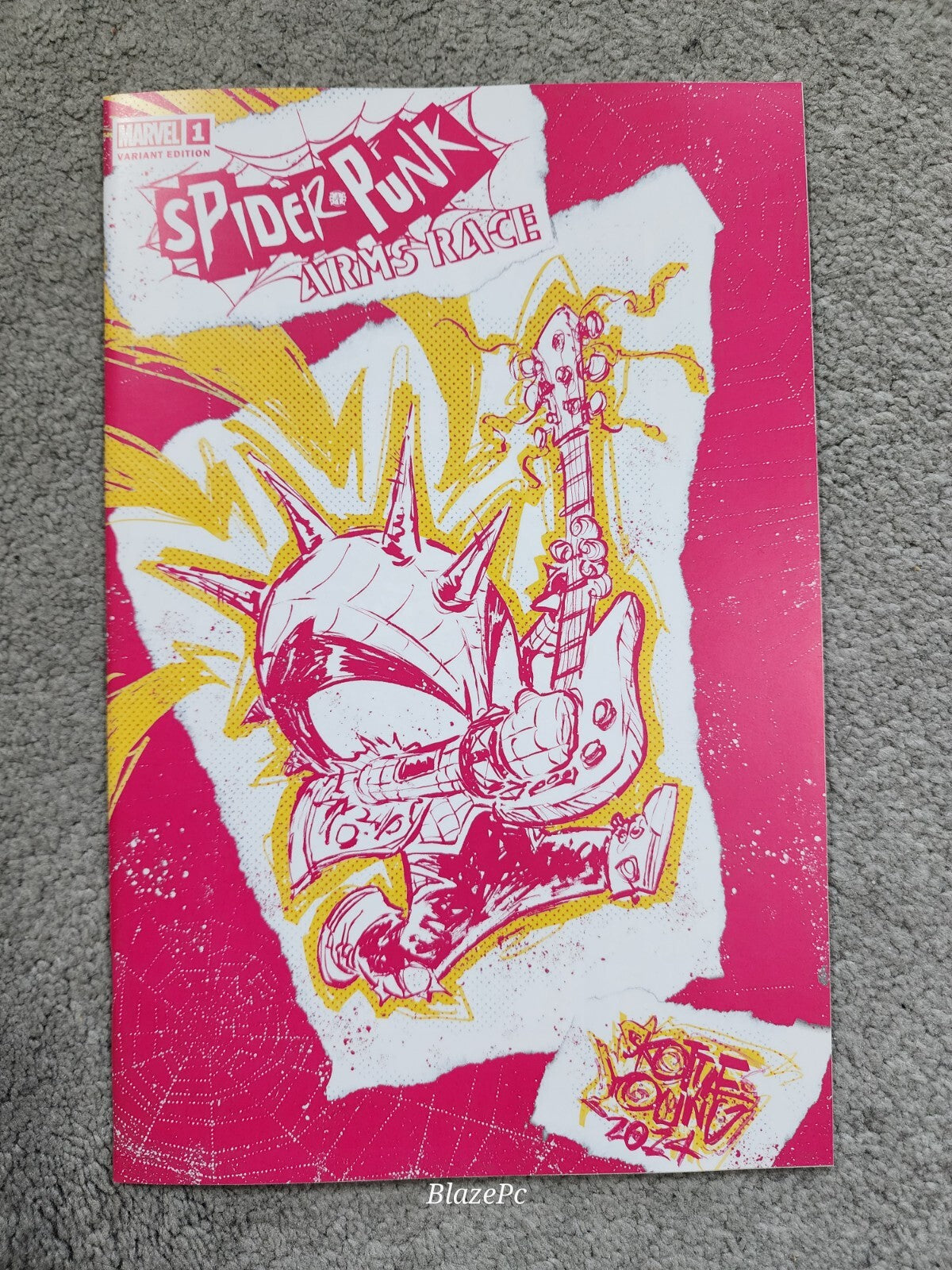 Spider-Punk Arms Race #1 Young Black Pink Variant 2 Book Set 2024 NM Lot of Pics