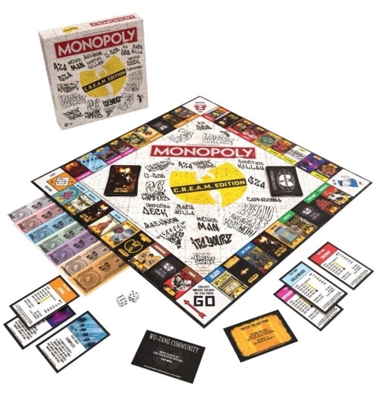 Wu Tang Clan Official Monopoly Board Game Limited Edition SEALED In Hand