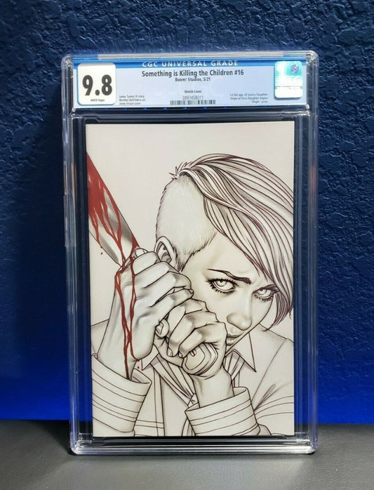 Something is Killing the Children #16 CGC 9.8 1:50 Frison Sketch Variant 1st Jes