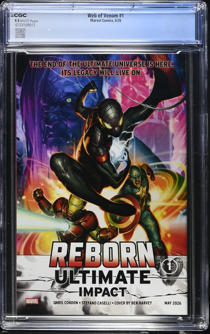 Web of Venom #1 CGC 9.9 Stefano Caselli Cover A 1st Print Marvel not 9.8 2026