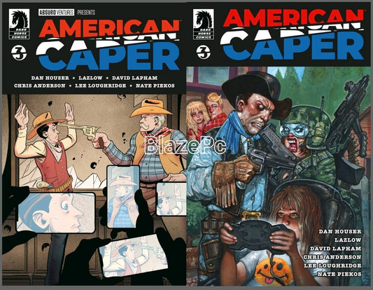 American Caper #3 Cover A B Variant Set Options Dark Horse Comics Presale 1/21