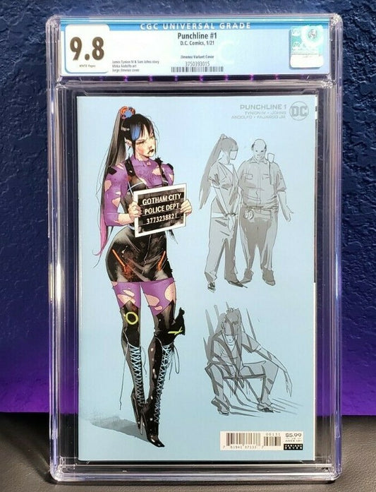 Punchline #1 CGC 9.8 1:25 Jorge Jimenez Incentive Variant Tynion DC Comics 2021