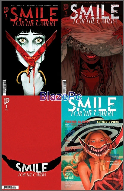 Smile For The Camera #1 Cover A B C D Variant Set Options IDW 2026 Presale 2/18