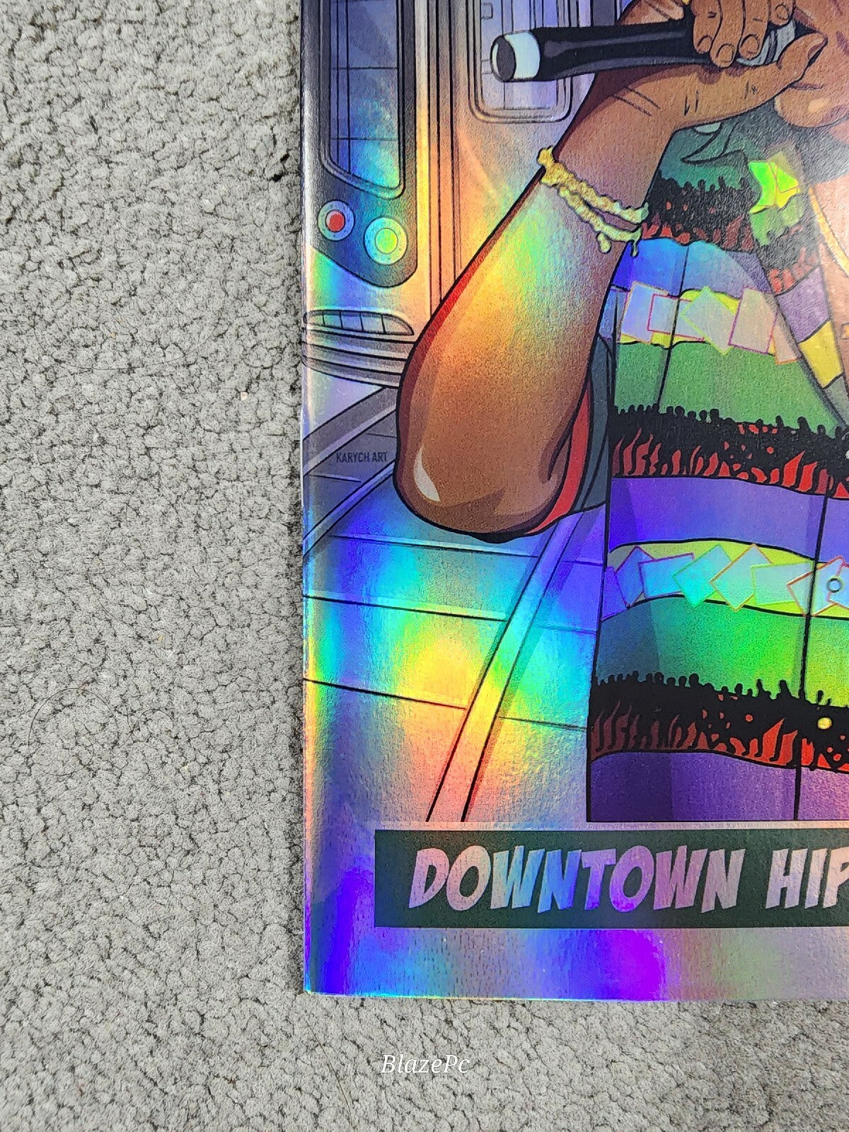 Downtown Hip Hop Biggie Smalls Notorious Chrome Foil Karych Comic Art Book