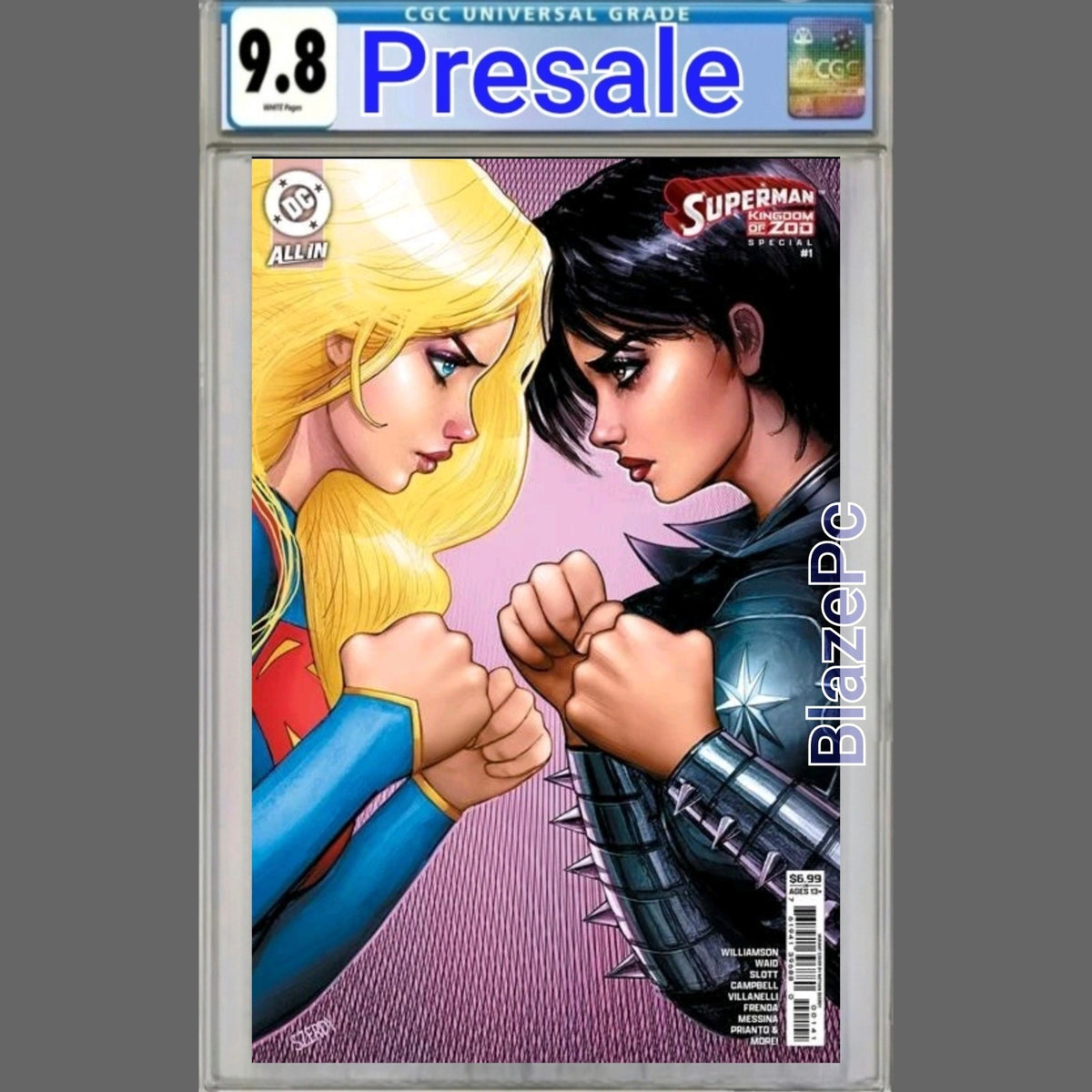 Superman Kingdom of Zod Special #1 CGC 9.8 Cover D Nathan Szerdy Variant PRESALE