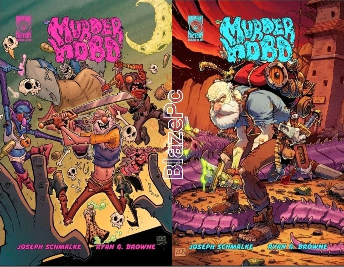 Murder Hobo #1 Cover A B Variant Set or 1:10 Options Massive 2026 Presale 4/22