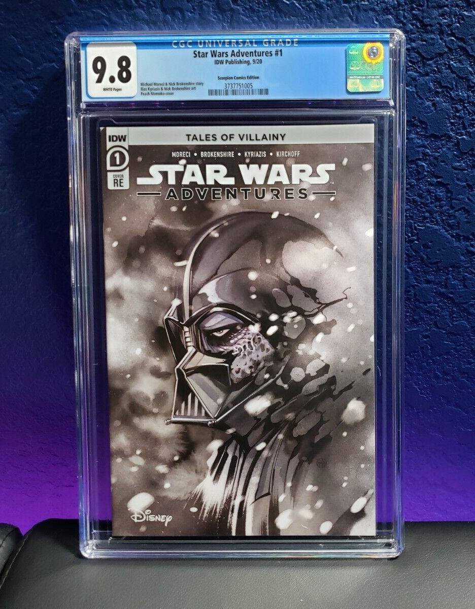 Star Wars Adventures #1 CGC 9.8 Peach Momoko Scorpion Comics Variant IDW 2020