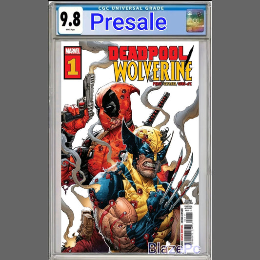 Deadpool Wolverine #1 CGC 9.8 2nd Print Variant Ben Percy Marvel 2025 PRESALE