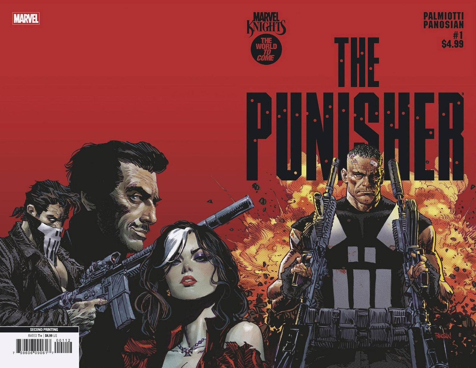 Marvel Knights Punisher #1 Dan Panosian 2nd Print Variant 2025 Presale 11/26