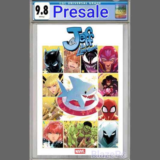 Jeff The Landshark #1 CGC 9.8 1:25 Nao Fuji Variant Marvel 2025 PRESALE
