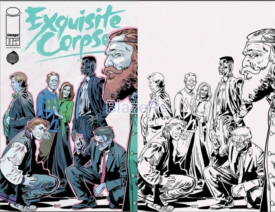 Exquisite Corpses #2 2nd Print Cover A B Variant Set Options Image Comics NM