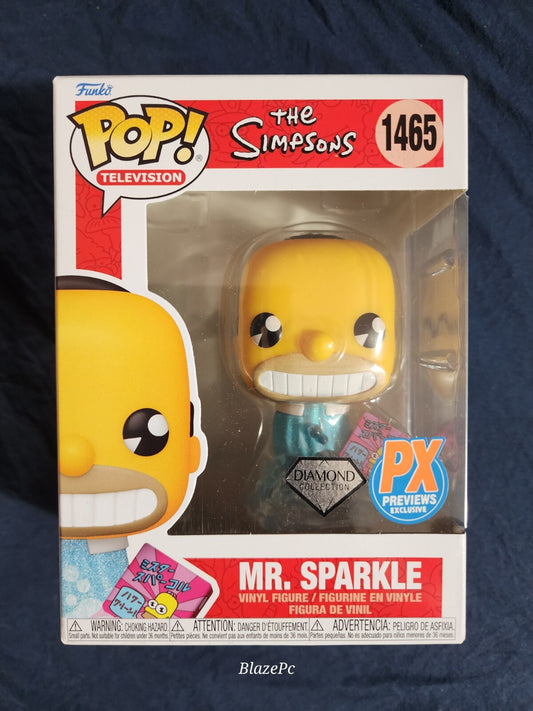 Funko POP! Television The Simpsons Mr. Sparkle Previews Exclusive Figure (#1465)