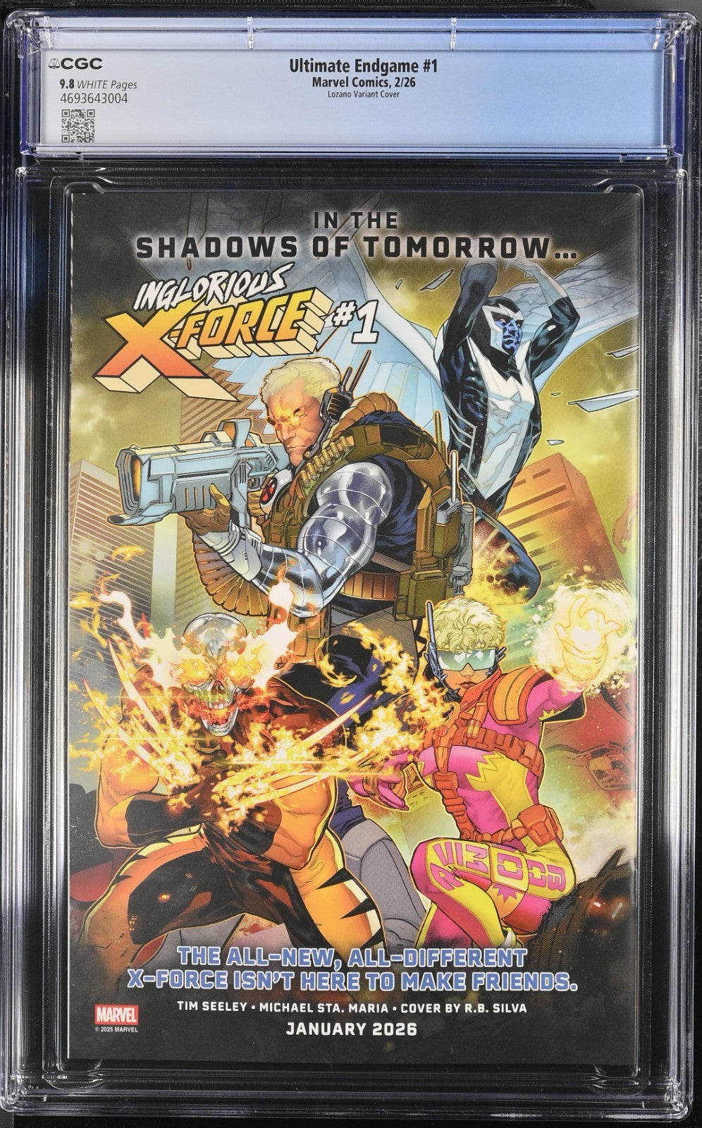 Ultimate Endgame #1 CGC 9.8 1:50 Alexander Lozano Variant Marvel Comics 2025