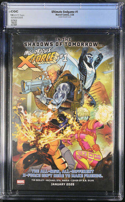 Ultimate Endgame #1 CGC 9.8 1:50 Alexander Lozano Variant Marvel Comics 2025